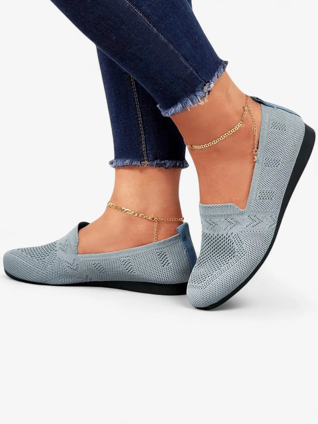 Jada | Women's Casual Breathable Slip On Walking Flats Loafers