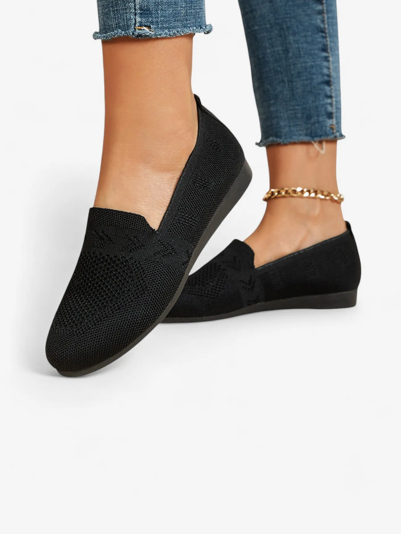 Jada | Women's Casual Breathable Slip On Walking Flats Loafers