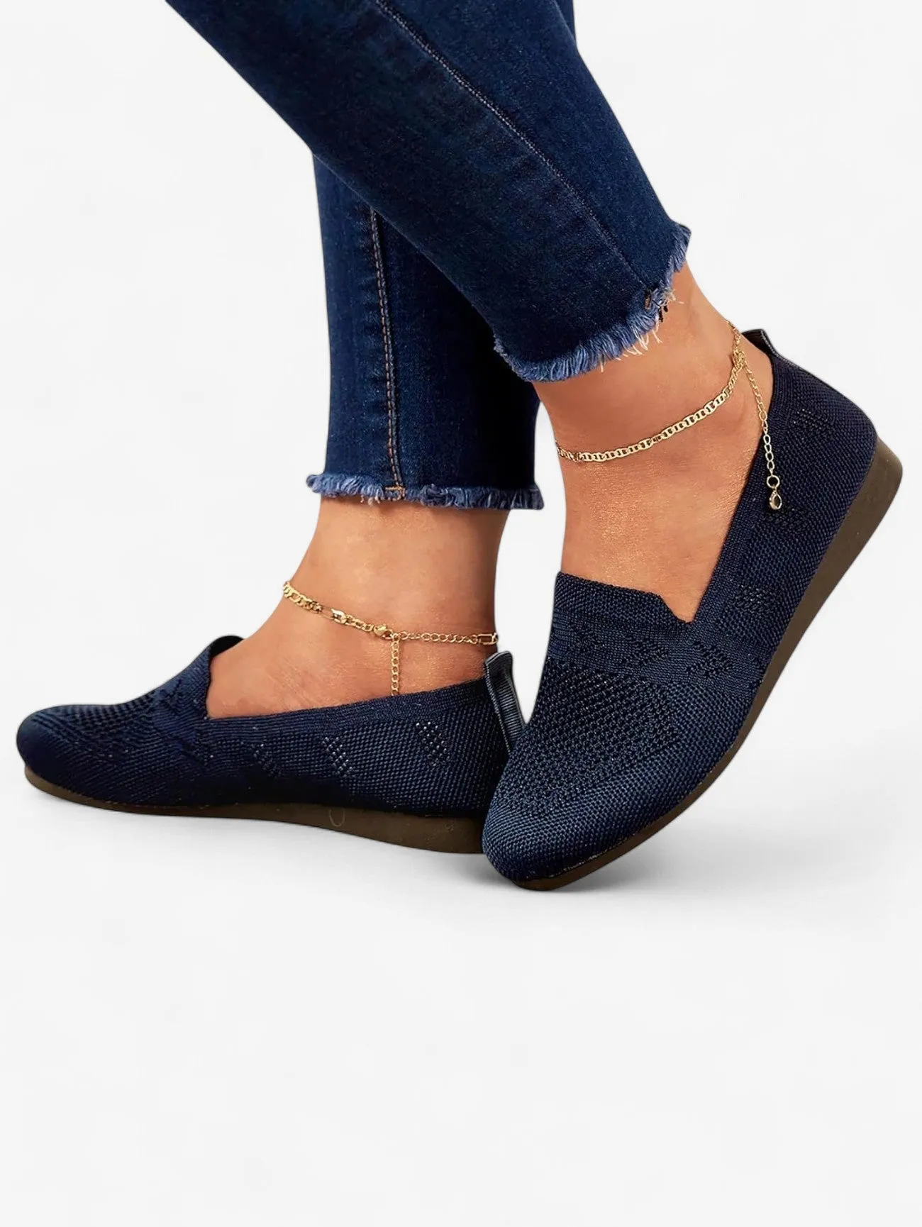 Jada | Women's Casual Breathable Slip On Walking Flats Loafers