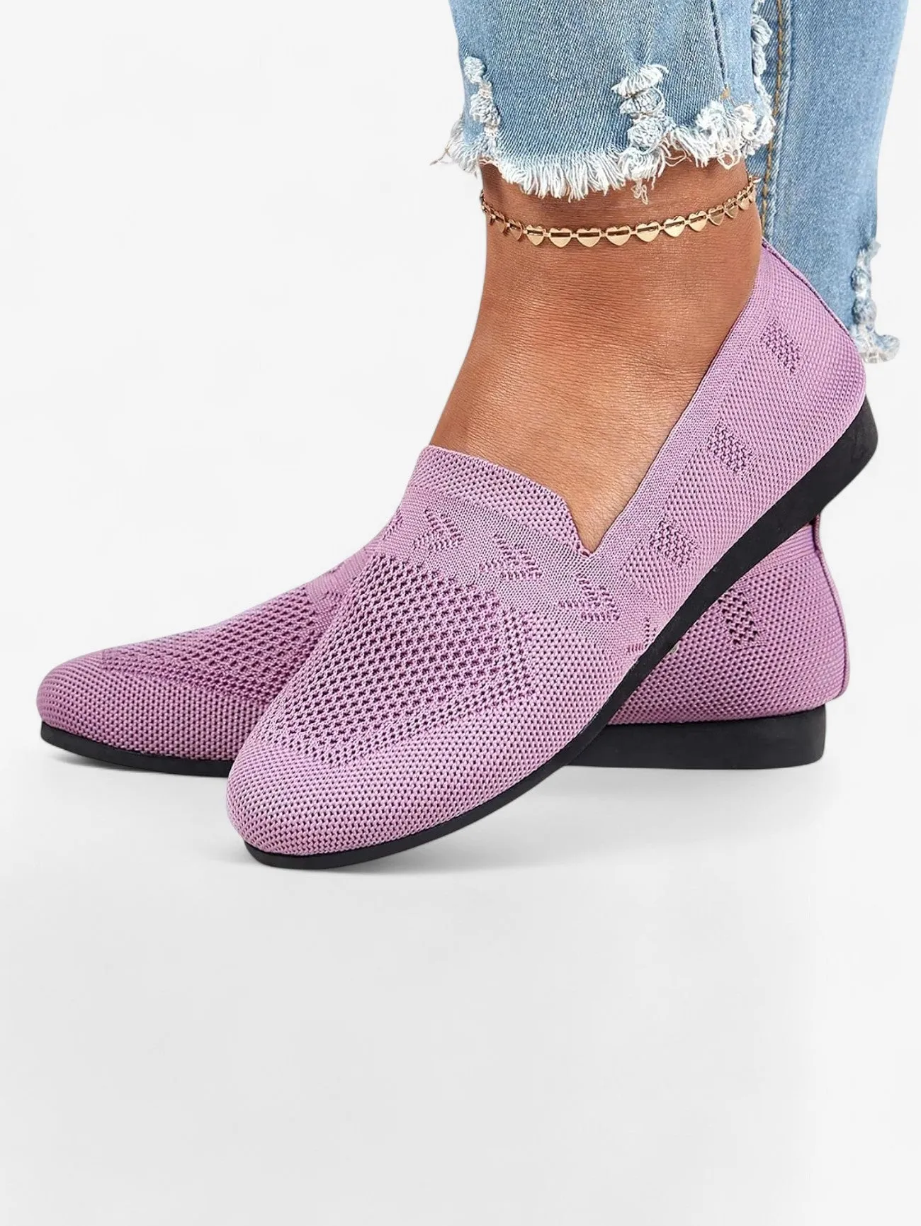 Jada | Women's Casual Breathable Slip On Walking Flats Loafers
