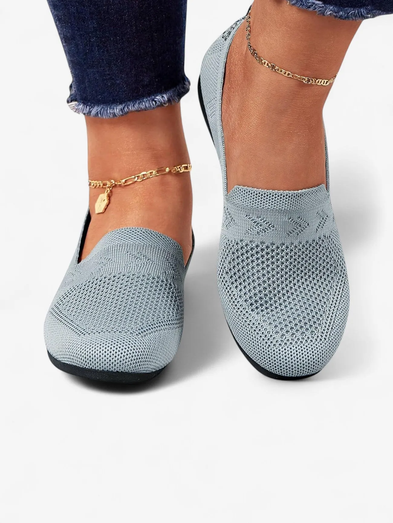 Jada | Women's Casual Breathable Slip On Walking Flats Loafers