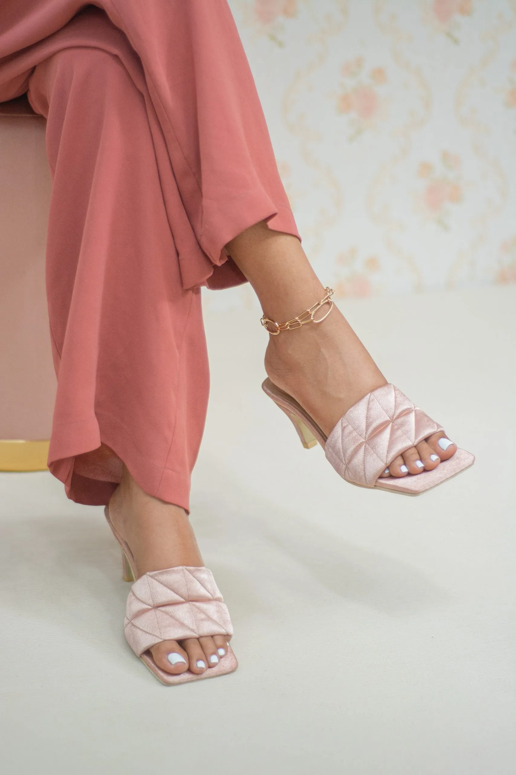 Jade Mule Heels