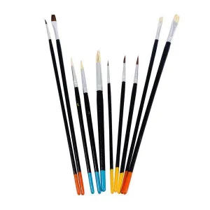 Jakar - Watercolour and Oil Painting Brush Set - Assorted Box of 10