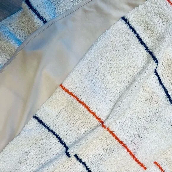 J.Crew Flared Striped Sweater Skirt – XS, Navy and Orange Stripe