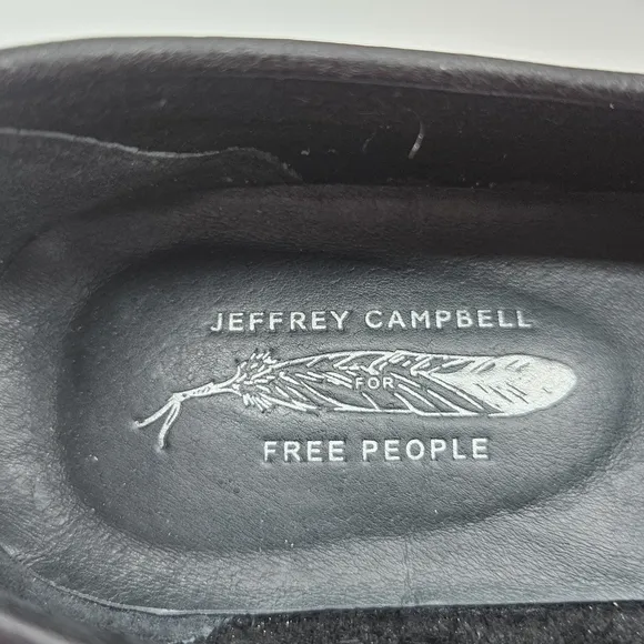 Jeffrey Campbell Free People collaboration flats with fringe detail 6.5