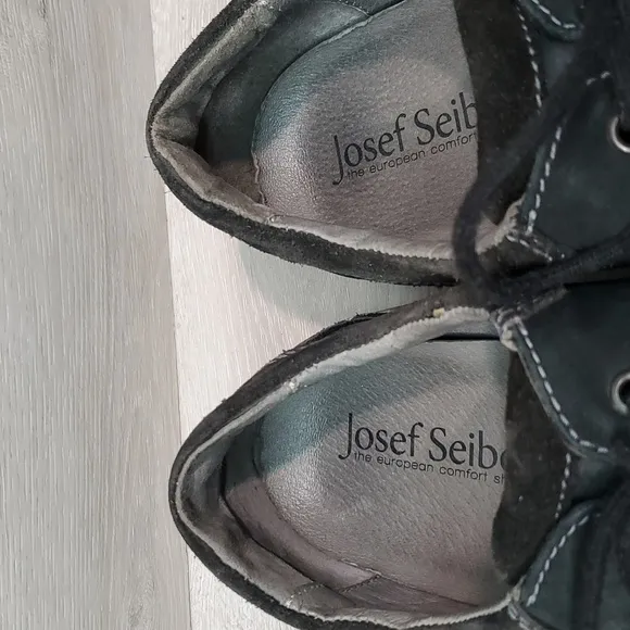 Josef Seibel Mens Ruben13 Plain Toe Leather Flats Sneakers boots shoes sz 14