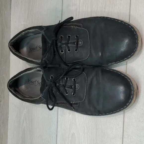 Josef Seibel Mens Ruben13 Plain Toe Leather Flats Sneakers boots shoes sz 14