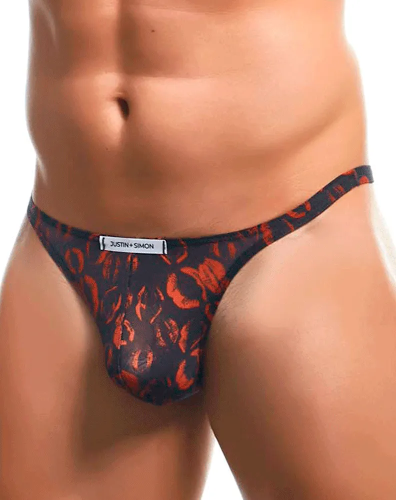 Justin simon Xsj03 Silky Sexy Thongs Lips