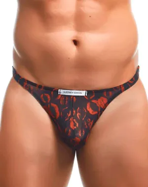 Justin simon Xsj03 Silky Sexy Thongs Lips