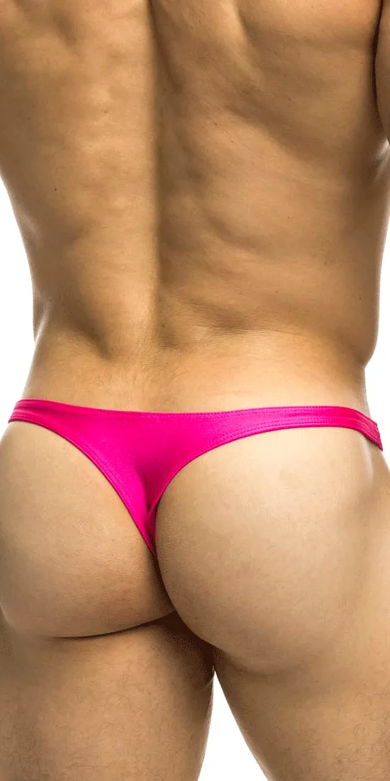 Justin Simon Xsj03 Silky Sexy Thongs Pink
