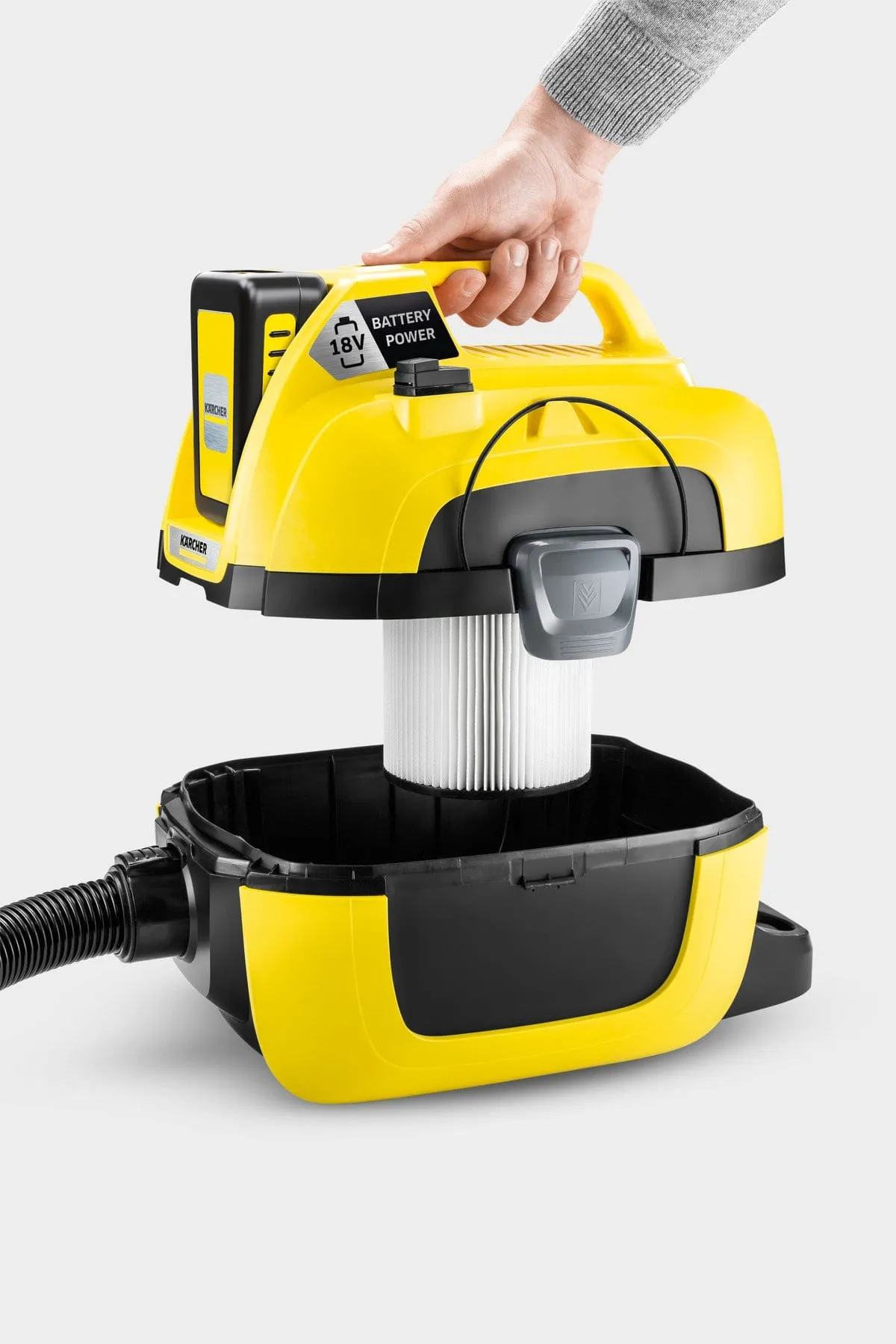 Karcher Battery Wet And Dry Vacuum Cleaner WD 1 Compact Battery Set 1.198-301.0
