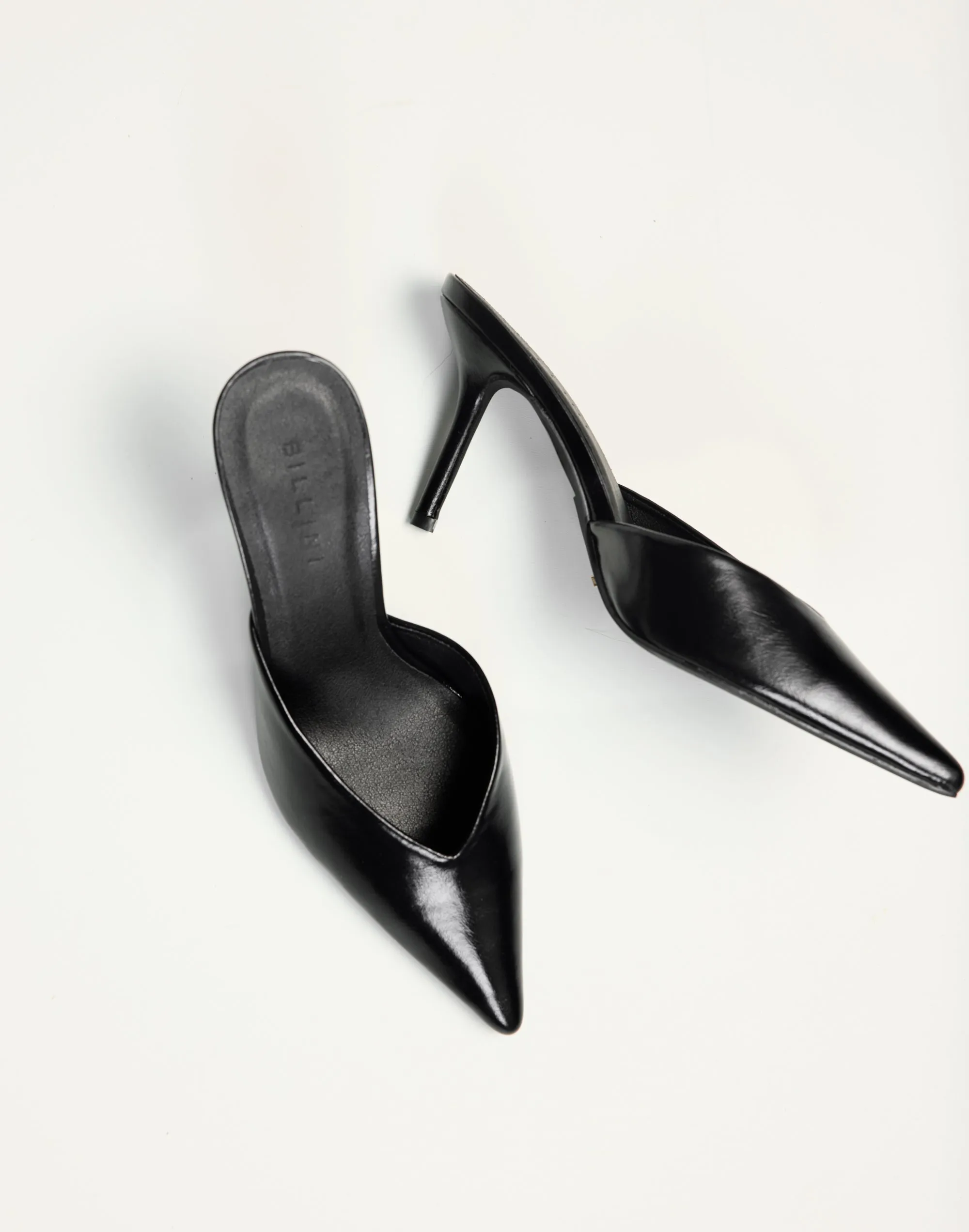Karey Heels (Black Shine) - By Billini
