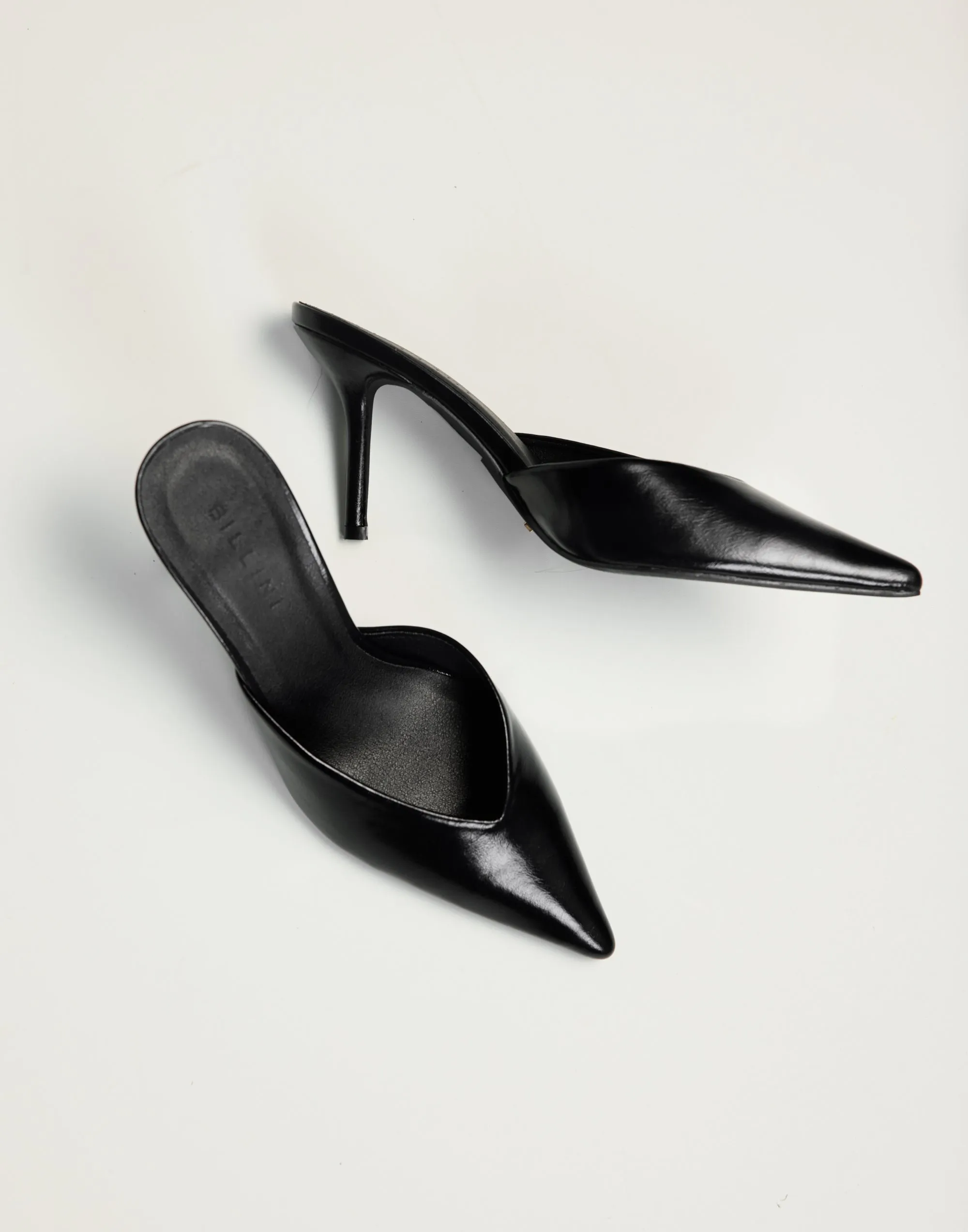 Karey Heels (Black Shine) - By Billini