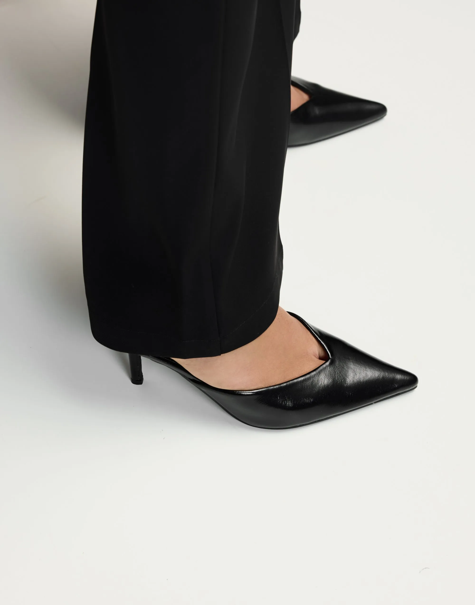 Karey Heels (Black Shine) - By Billini