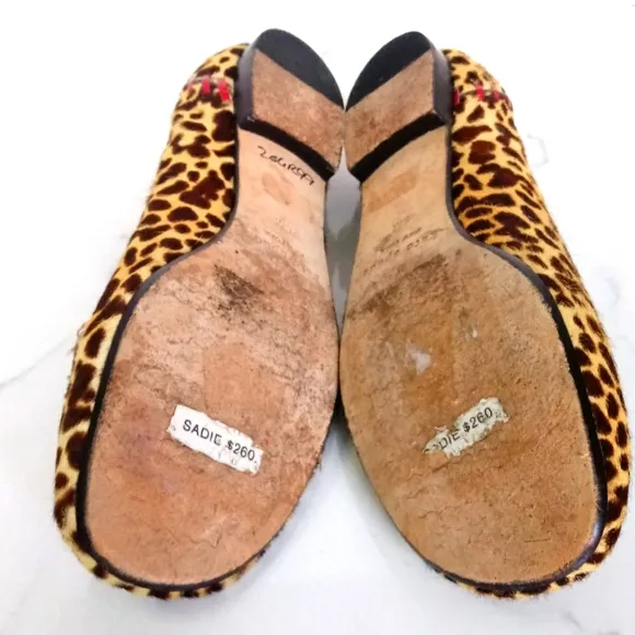 Kate Spade New York Sadie Calf Hair Leopard Flats Size 6