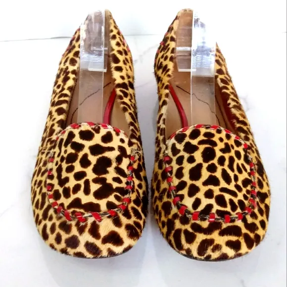 Kate Spade New York Sadie Calf Hair Leopard Flats Size 6