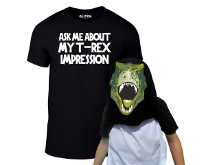 Kids Ask Me About My T-Rex Flip T-Shirt