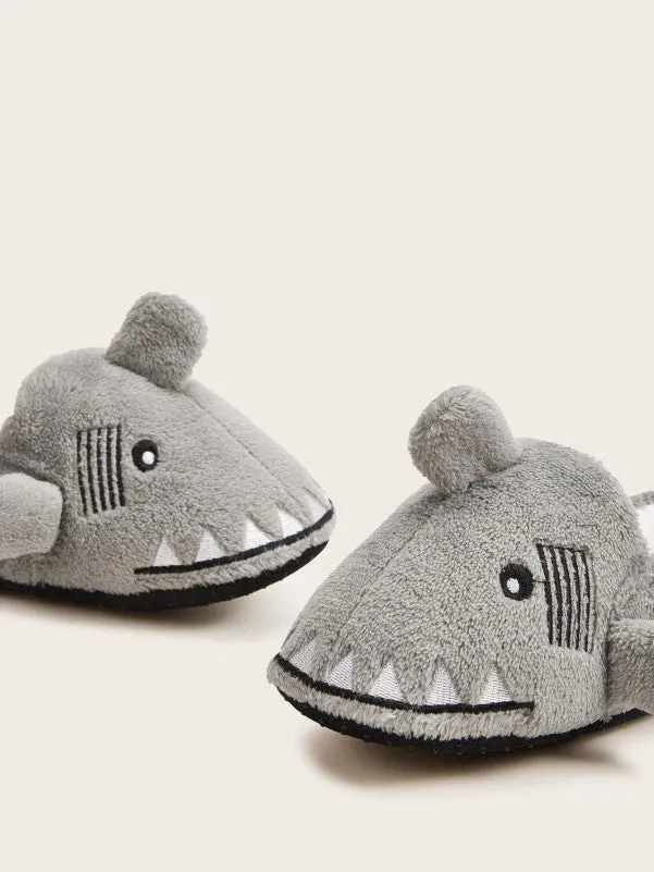 Kids Caroon Design Fluffy Slippers - FDs