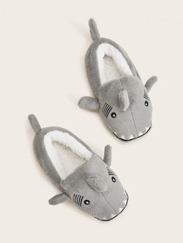 Kids Caroon Design Fluffy Slippers - FDs