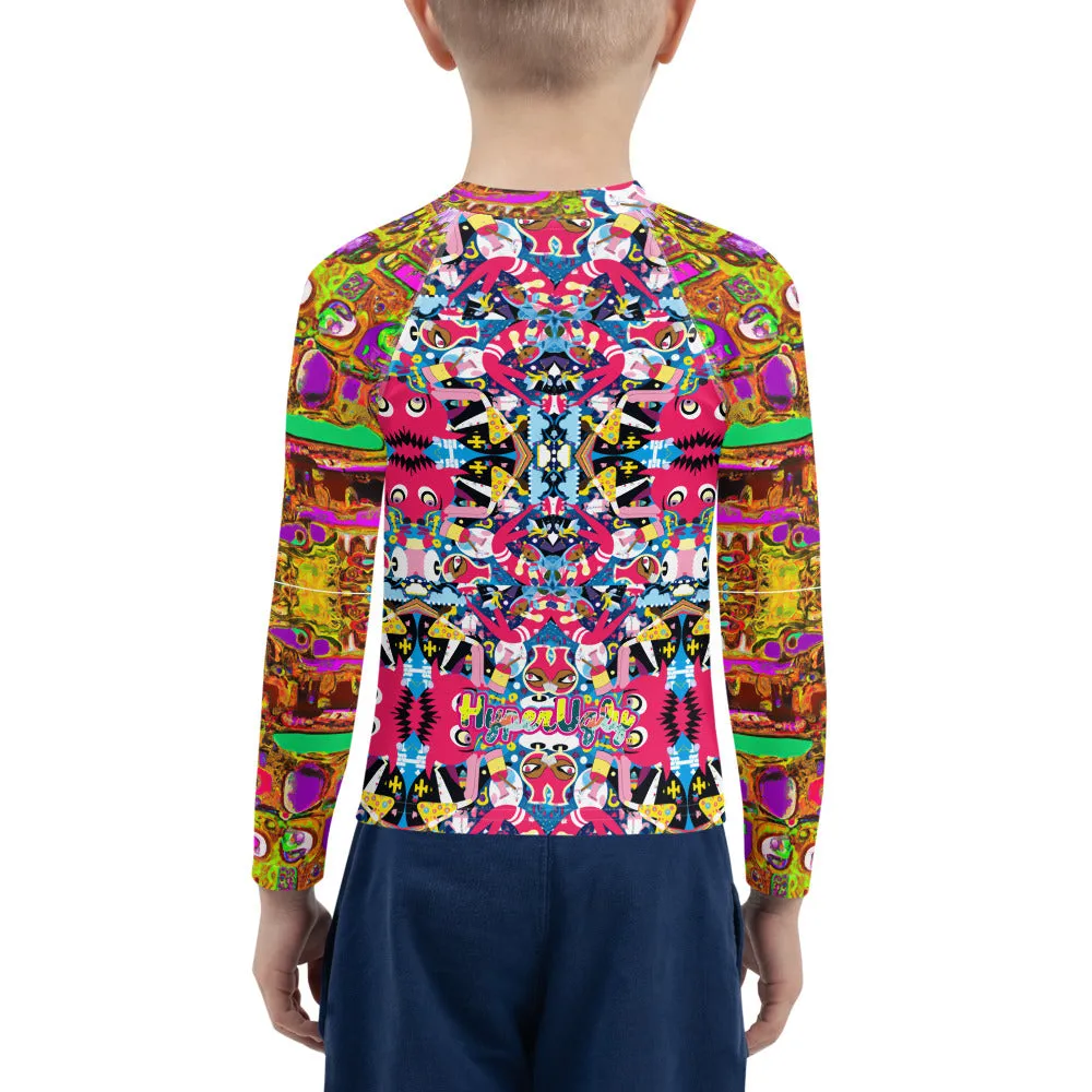Kids Rash Guard - Isle of Pups   Boogie Person