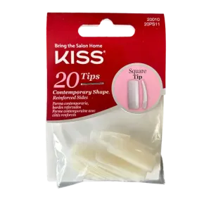 Kiss 20PS - SQUARE TIP NAILS BAG (M18)