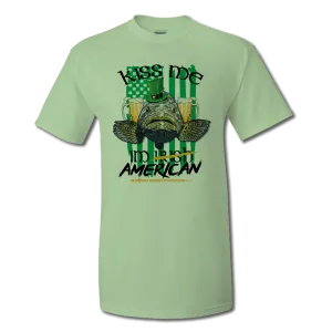 Kiss An American - Short Sleeve T-Shirt-Sage