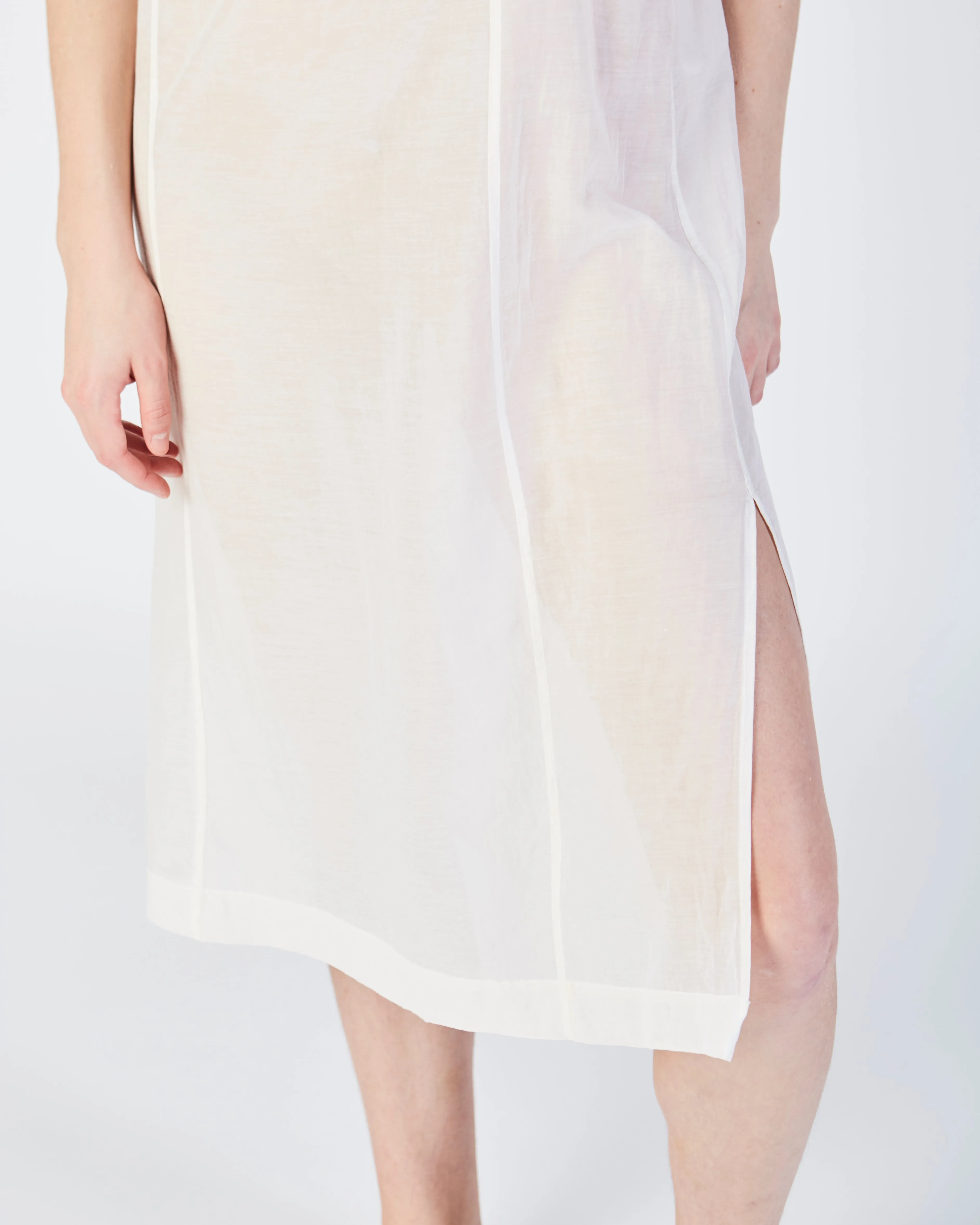 Kona slip dress in white