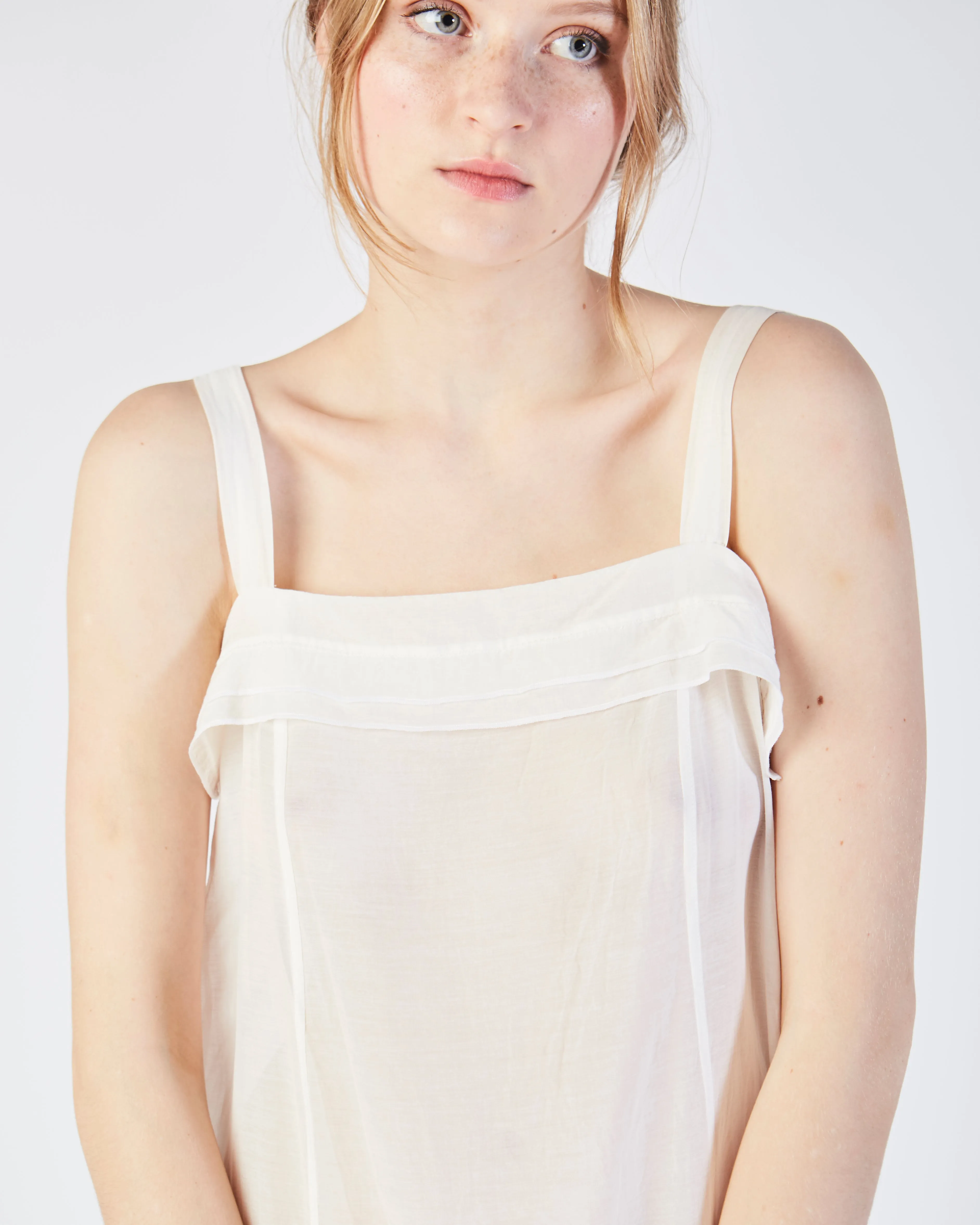 Kona slip dress in white