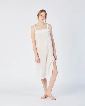 Kona slip dress in white