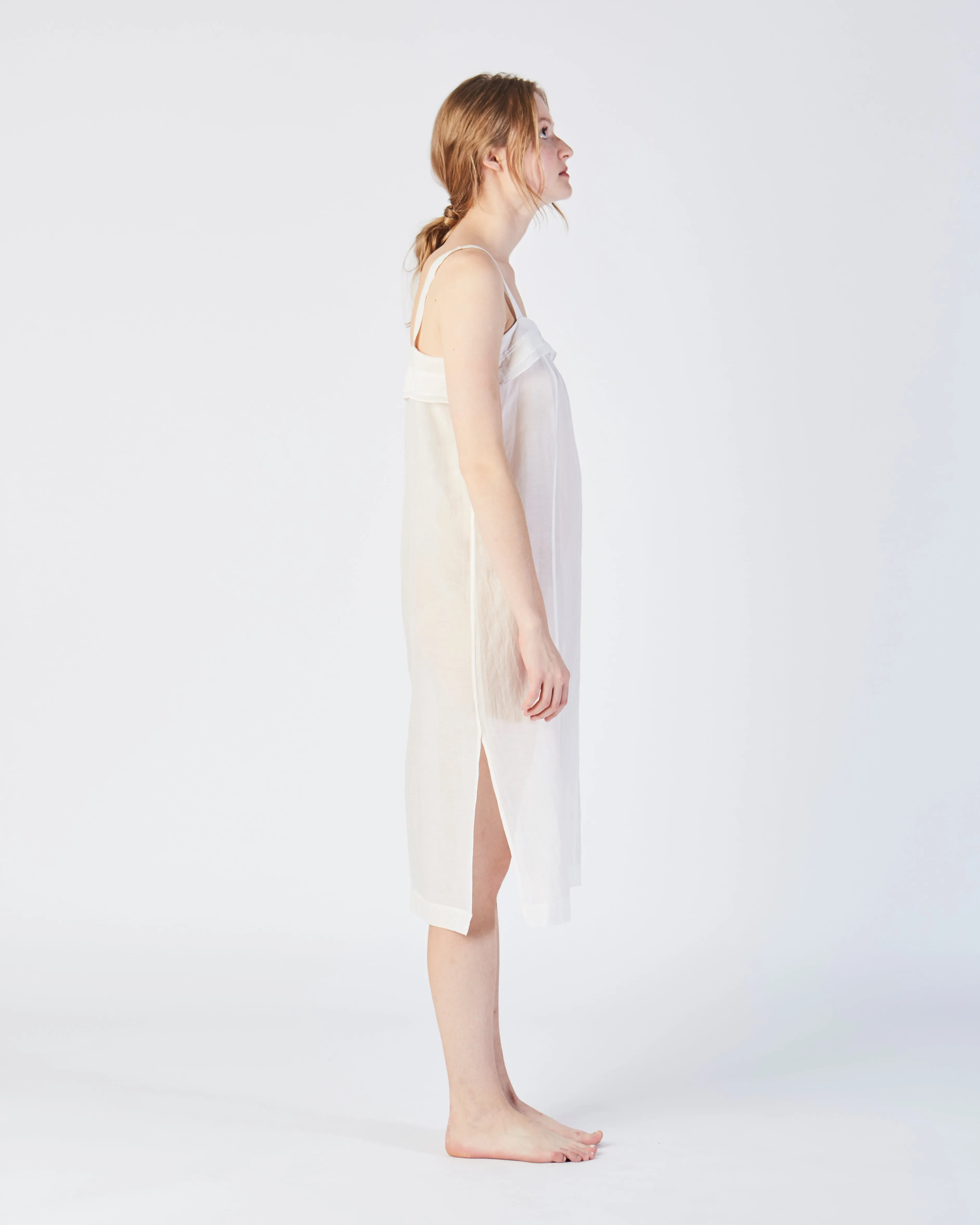 Kona slip dress in white