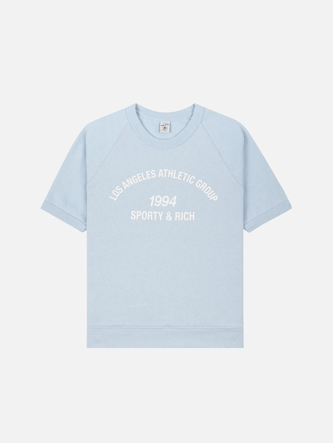 LA Athletic Group Short Sleeve Crewneck - Blue/White