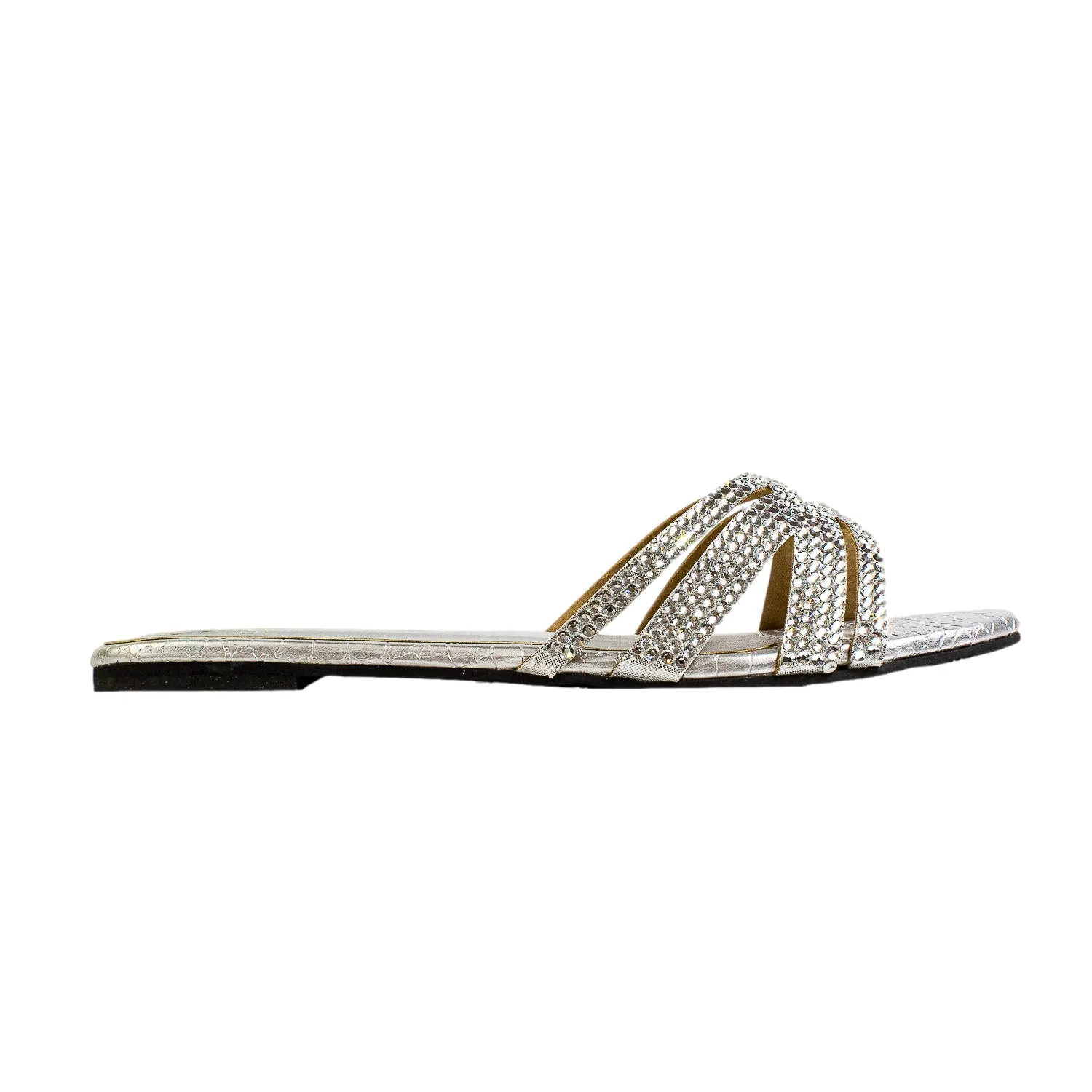 Layal Flats S87F - Silver