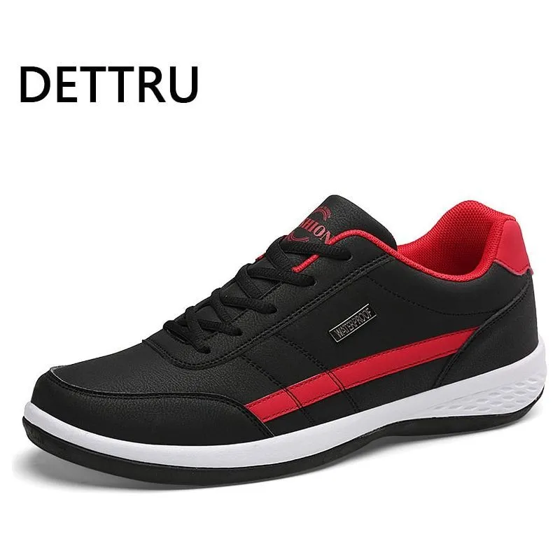 Leather Men's Shoes Luxury Trend Casual Shoes Men Sneakers Breathable