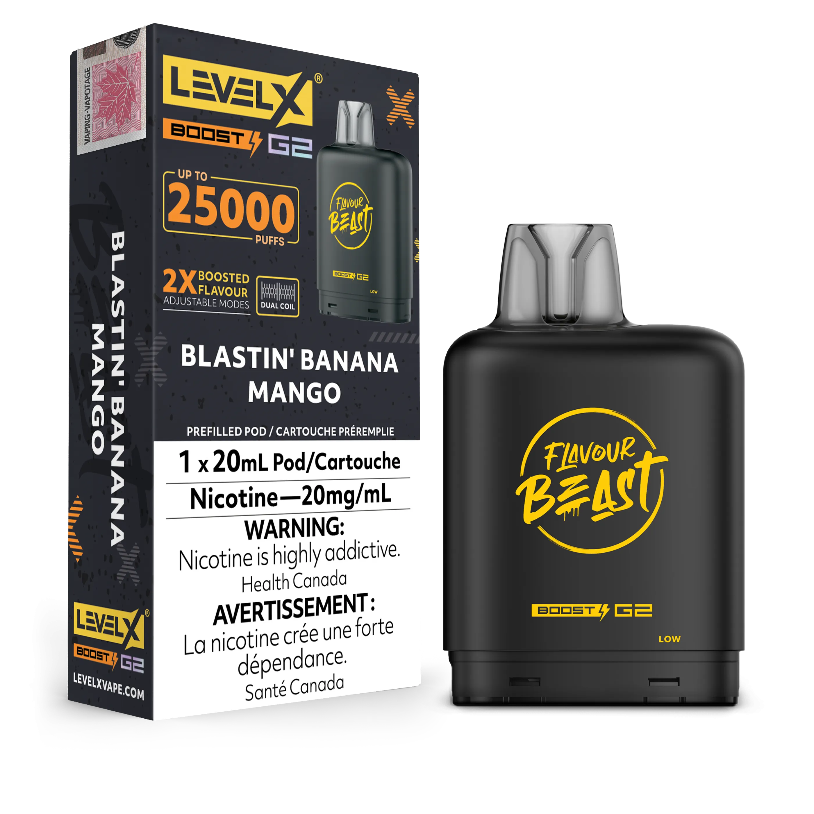 Level X Boost Flavour Beast - Blastin' Banana Mango