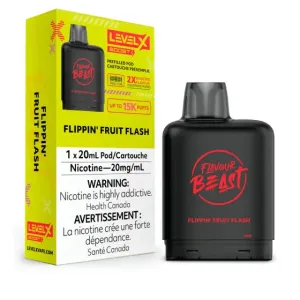 Level X Flavour Beast BOOST Pod - 15K Puffs - Flippin Fruit Flash