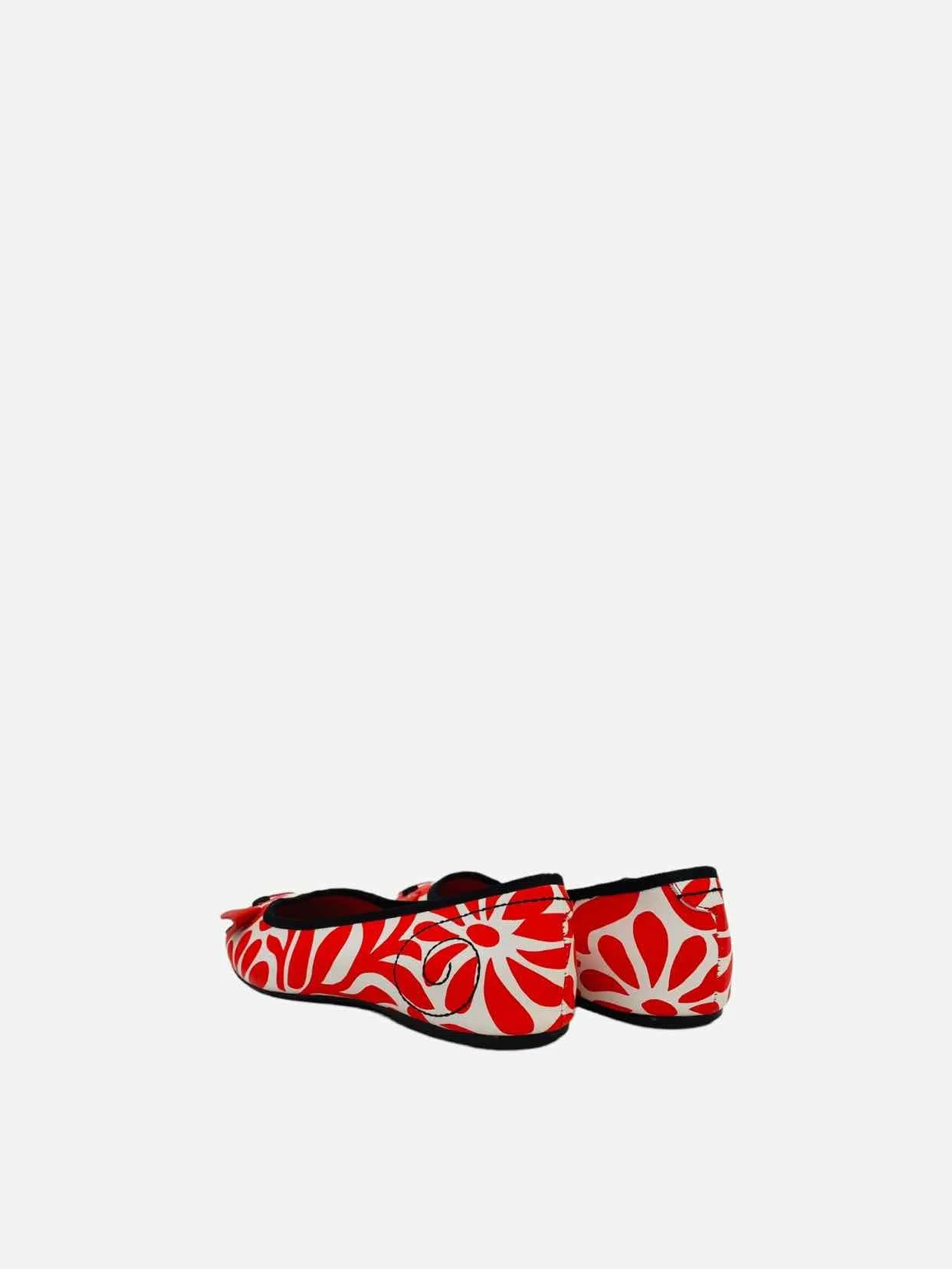LITTLE MARC JACOBS Mouse Red & White Ballet Flats 35