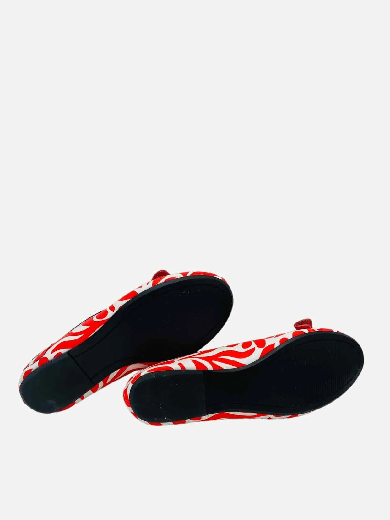 LITTLE MARC JACOBS Mouse Red & White Ballet Flats 35