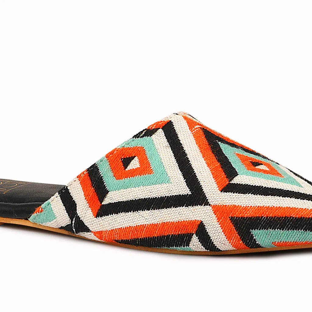 Loom - Boho Blast Pointed Slip On Mules