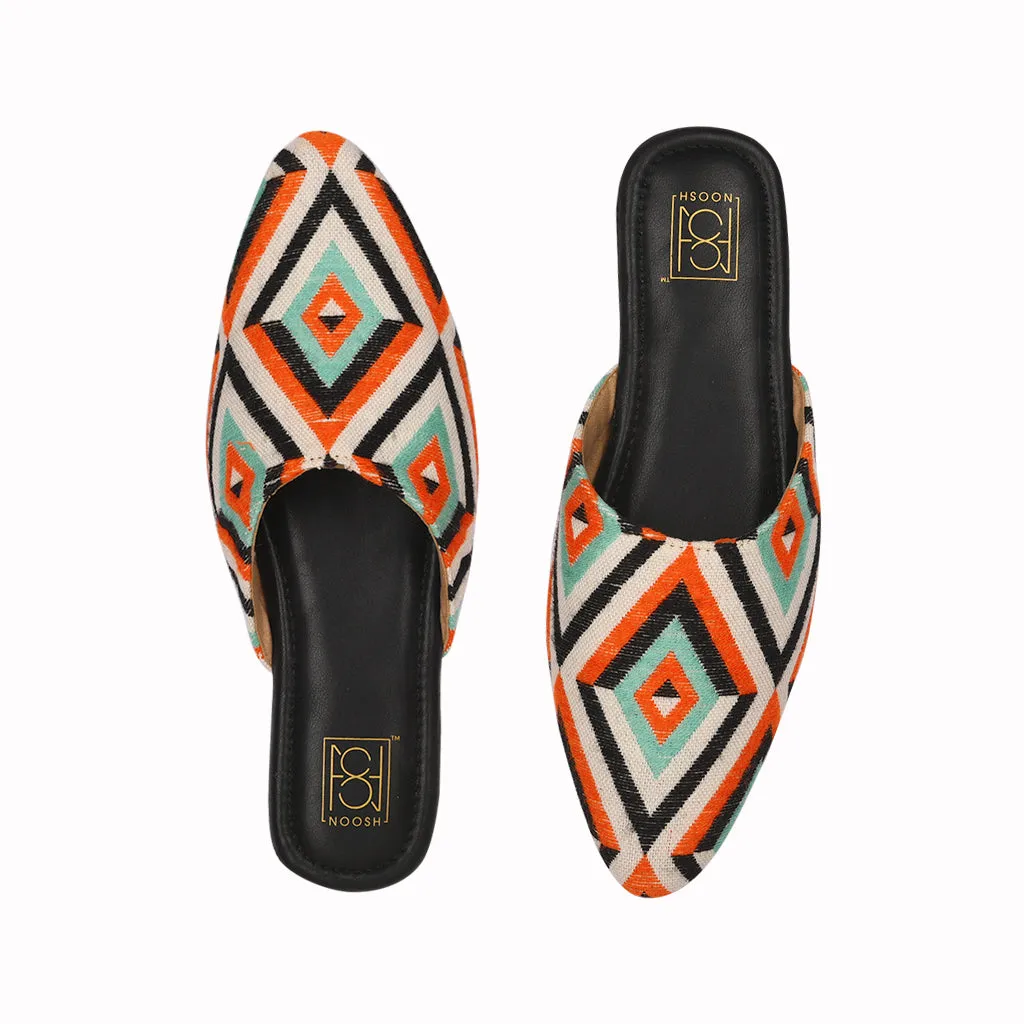 Loom - Boho Blast Pointed Slip On Mules