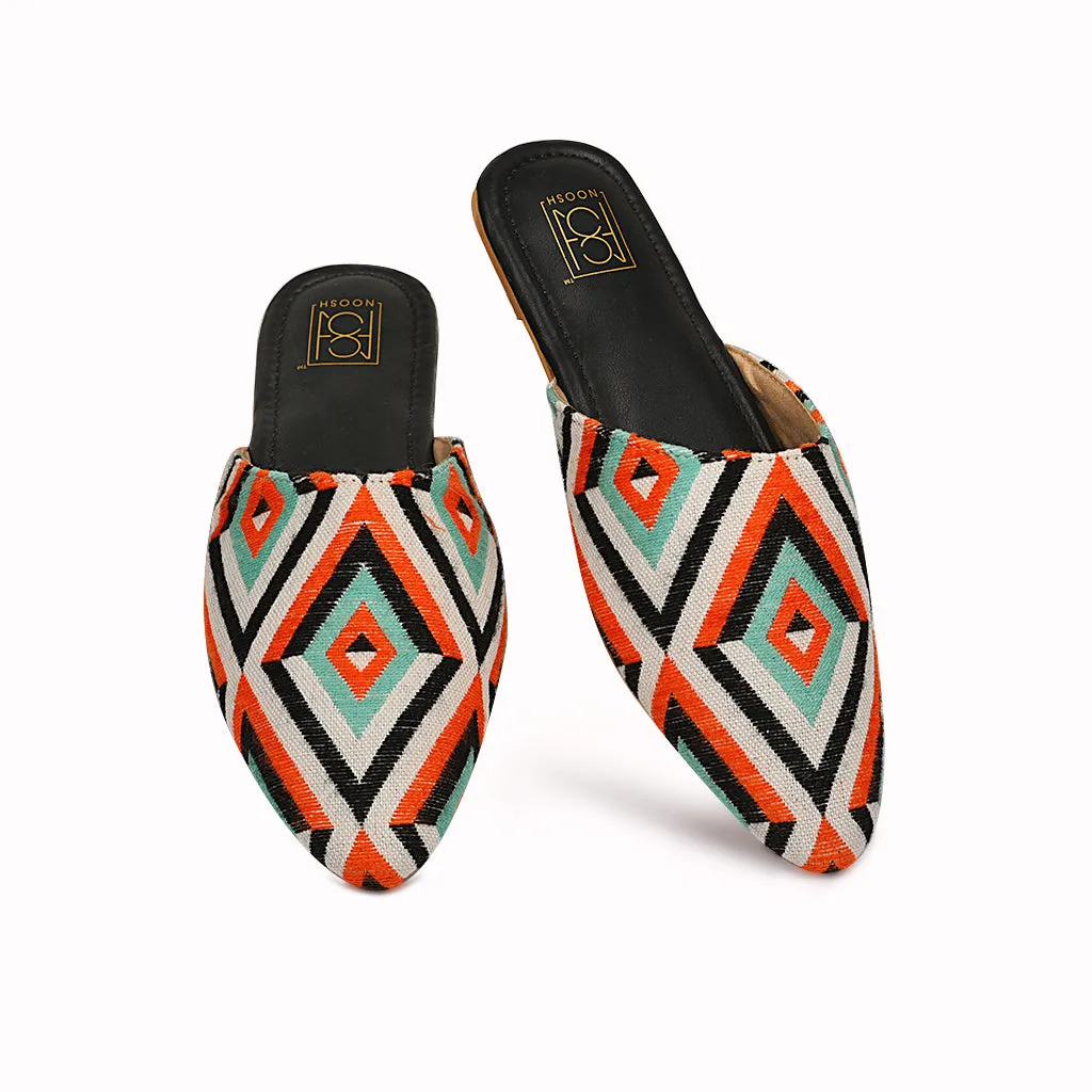 Loom - Boho Blast Pointed Slip On Mules