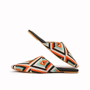 Loom - Boho Blast Pointed Slip On Mules