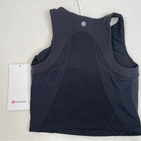 Lululemon Mesh Tank Top Black Size 2