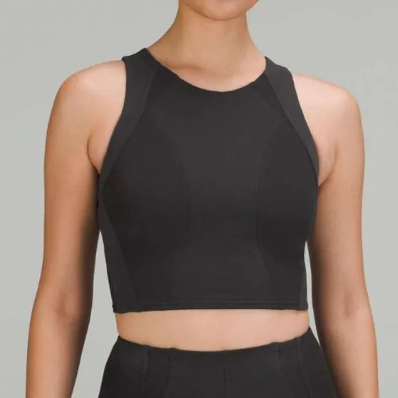 Lululemon Mesh Tank Top Black Size 2