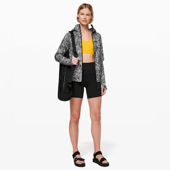Lululemon Scuba Hoodie,Light Cotton FleecePaint Splash Silver Drop, size 4