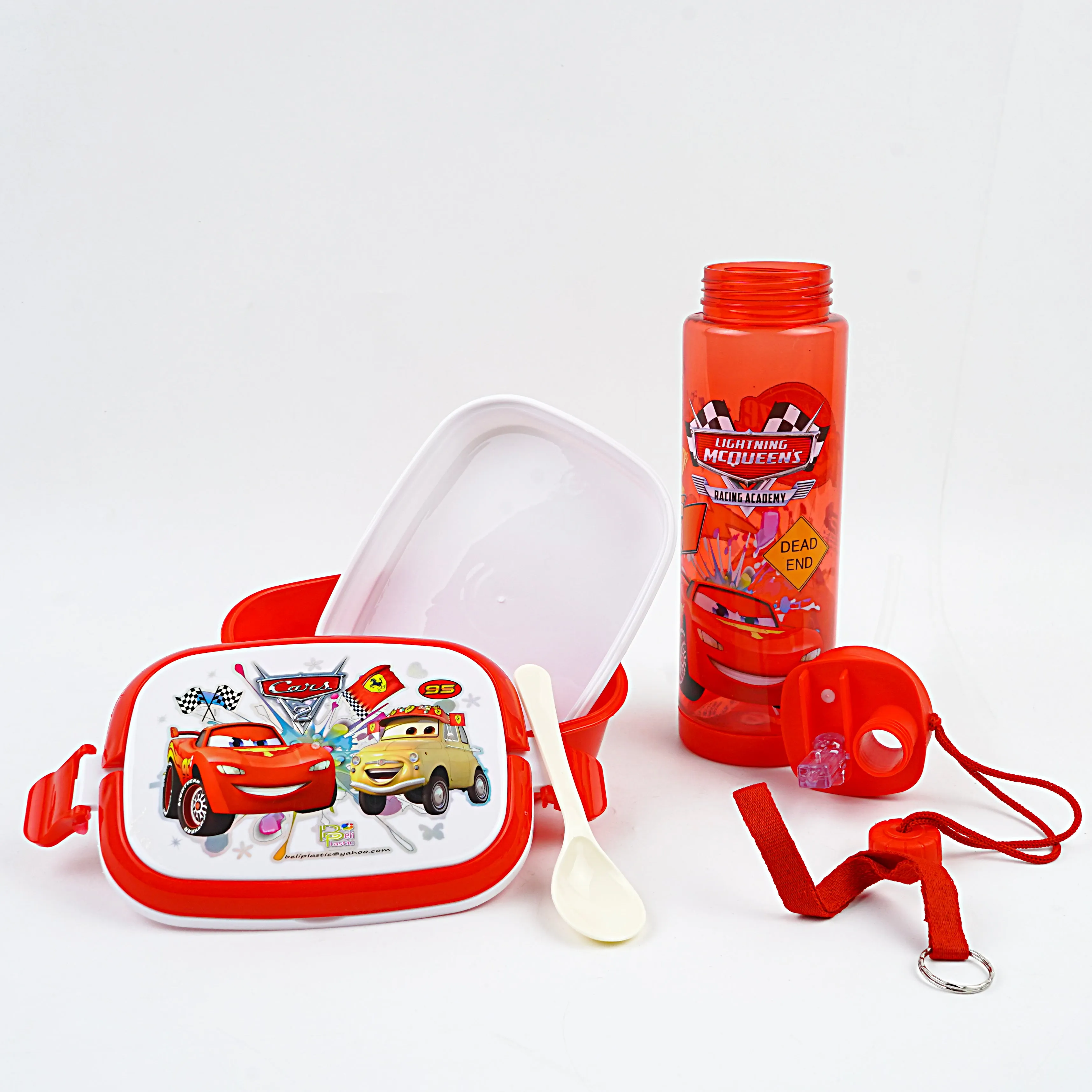 Lunch Box WIth Water Bottle (Pack Of 2)