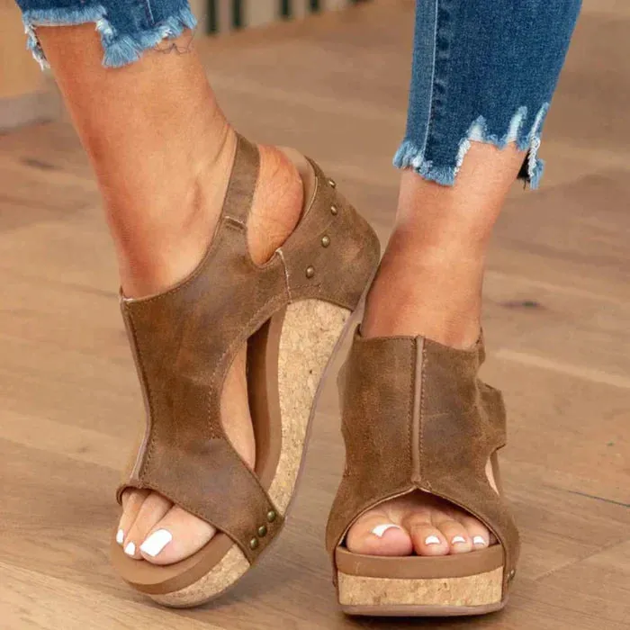 Madeline© - Stylish Wedge Sandals
