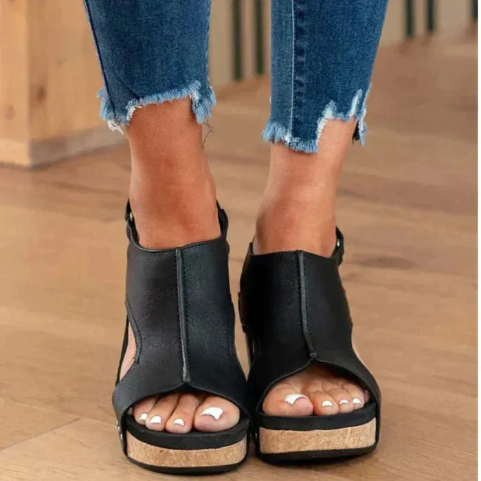 Madeline© - Stylish Wedge Sandals