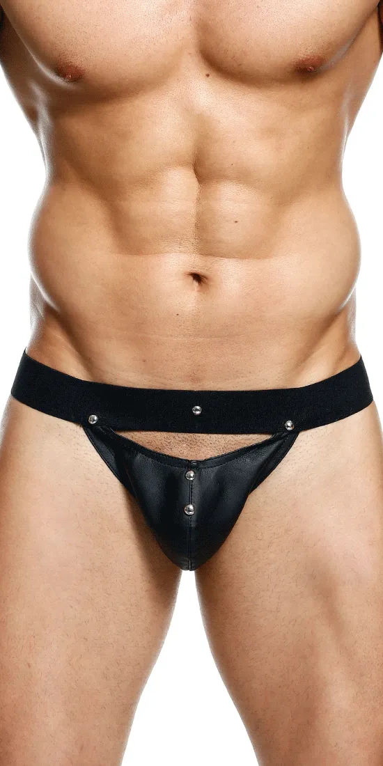 Malebasics Dmbl04 Dngeon Peekaboo Jockstrap Black