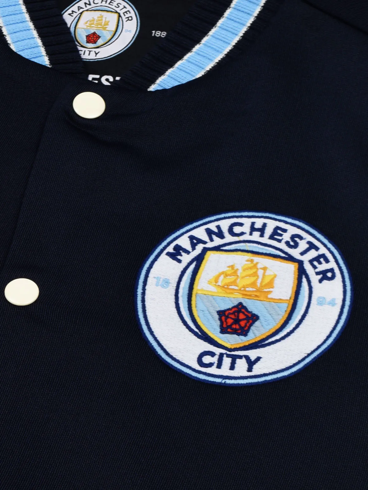 Manchester City: Varsity Jacket - Navy