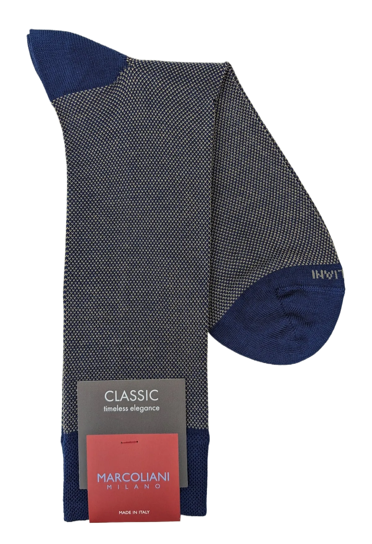 Marcoliani 3741 Pima Cotton Lisle Birdseye Dress Socks